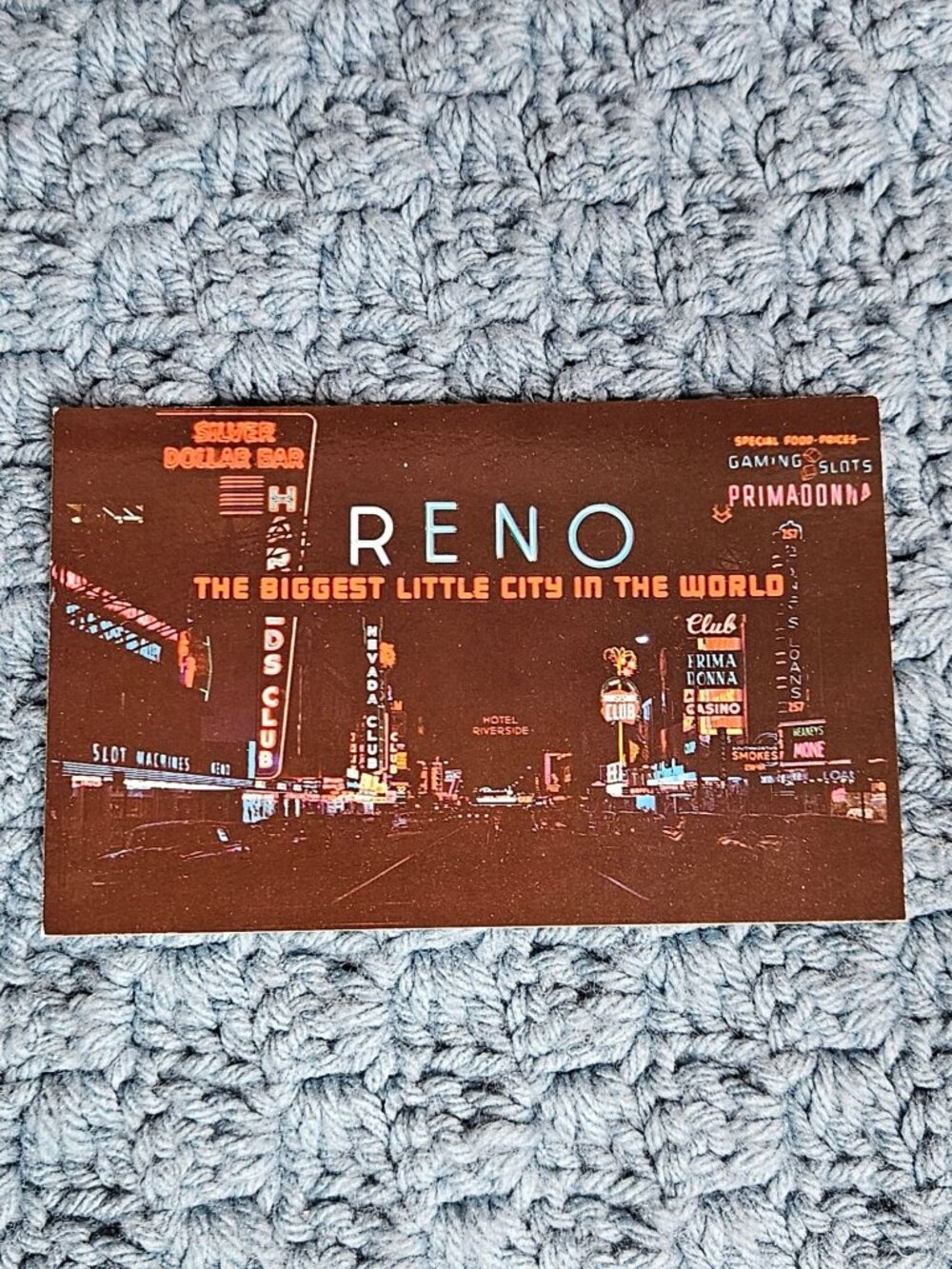 The Reno Arch Virginia Street Postcard